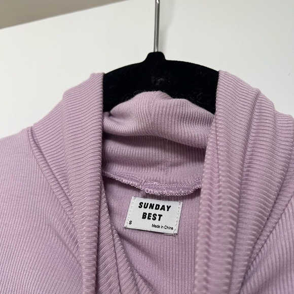 Aritzia Cropped Turtleneck Top - Picture 3 of 3